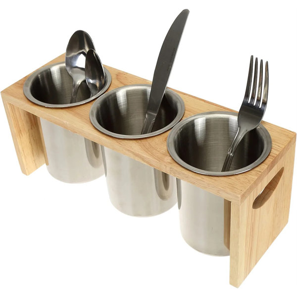 Latitude Run® Stainless Steel Flatware Caddy Wayfair